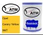 Preview: Opel, Carary Yellow, 9MT: 500ml Lackdose, von ATW Autoteile West.